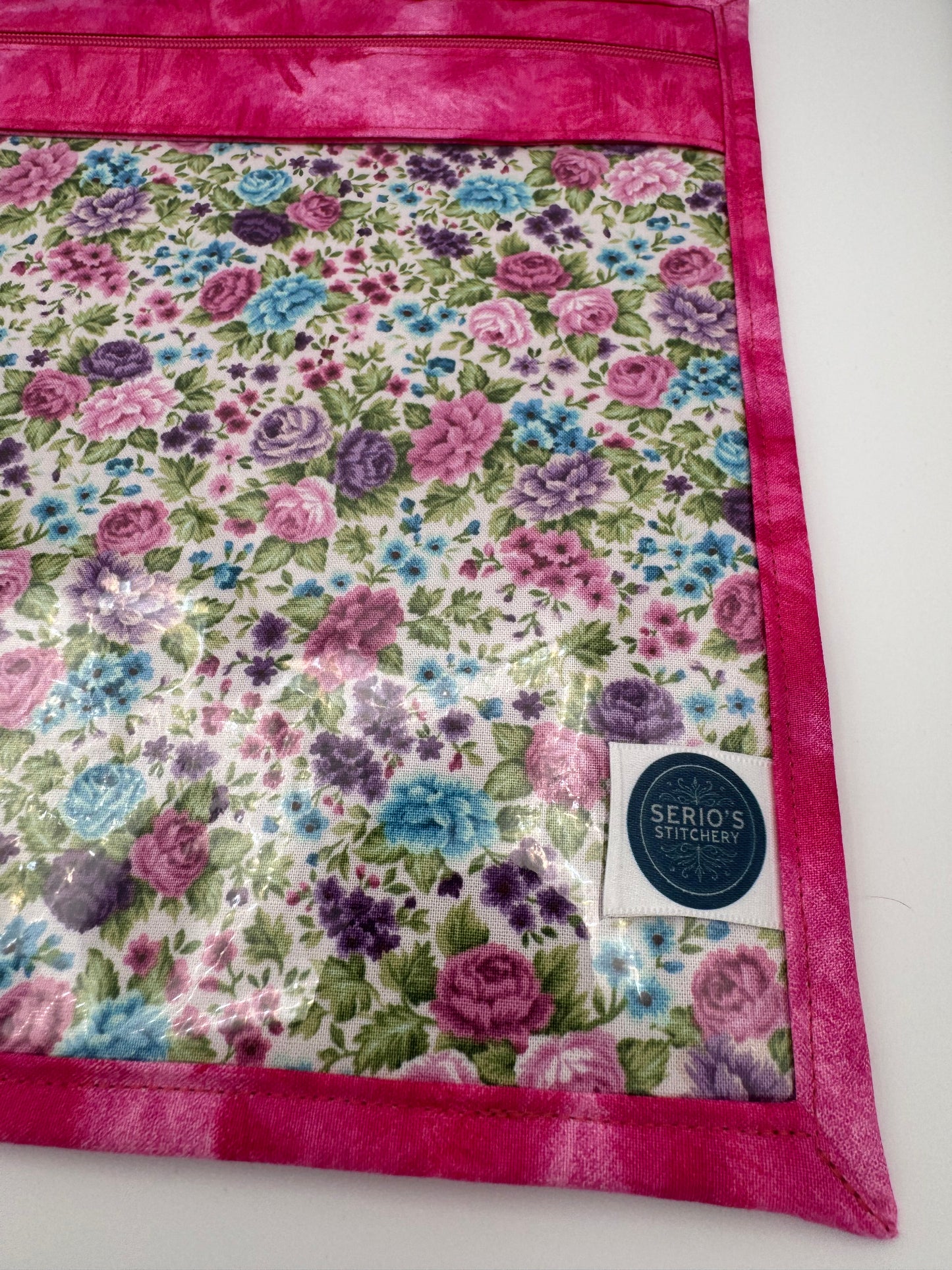 Pink & Vibrant Floral Project Bag
