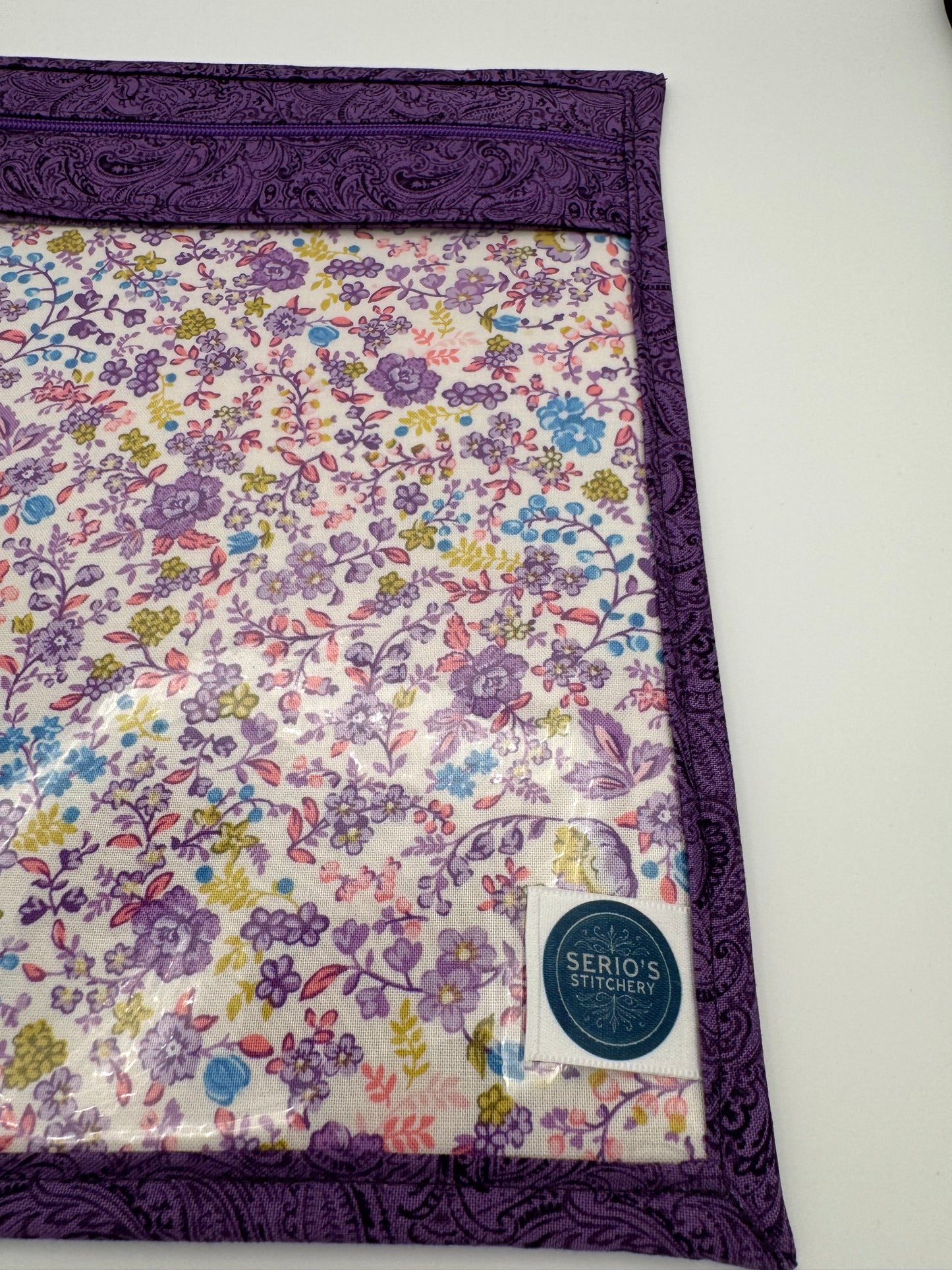 Purple & Pastel Floral Project Bag