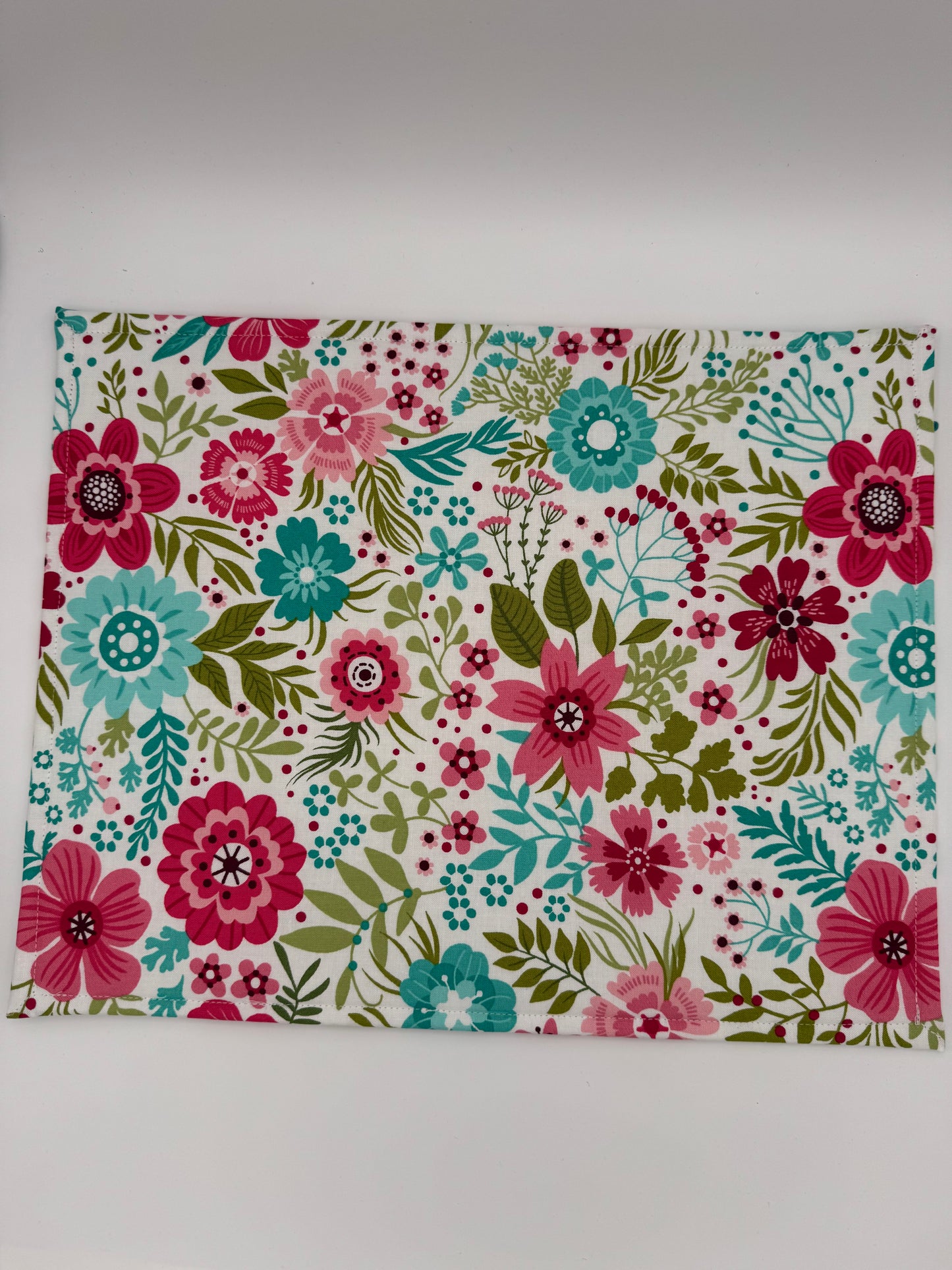 Bright Retro Florals Project Bag