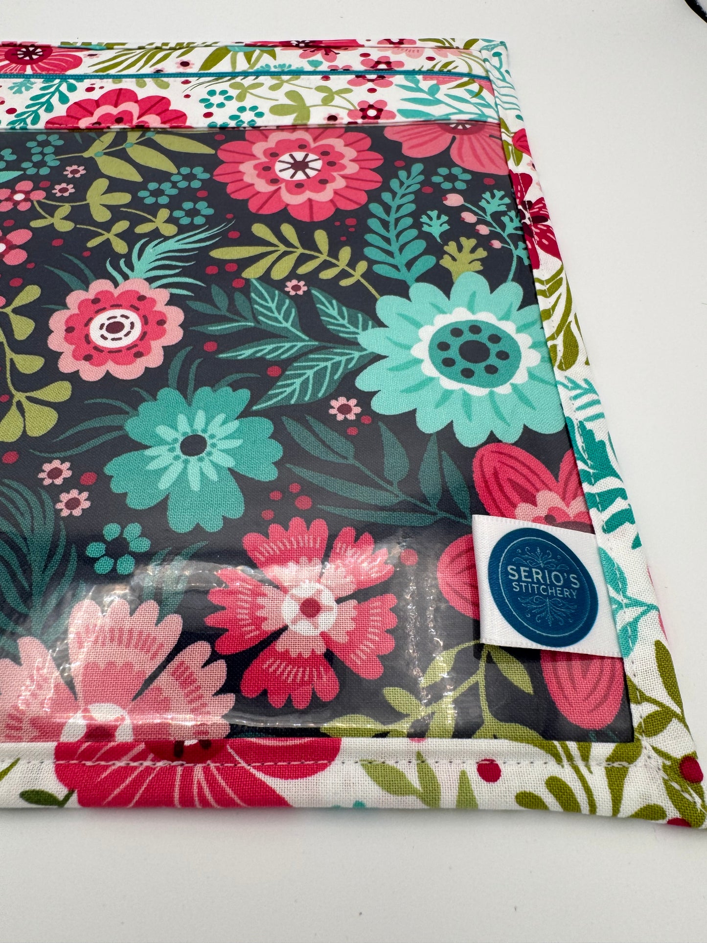 Bright Retro Florals Project Bag
