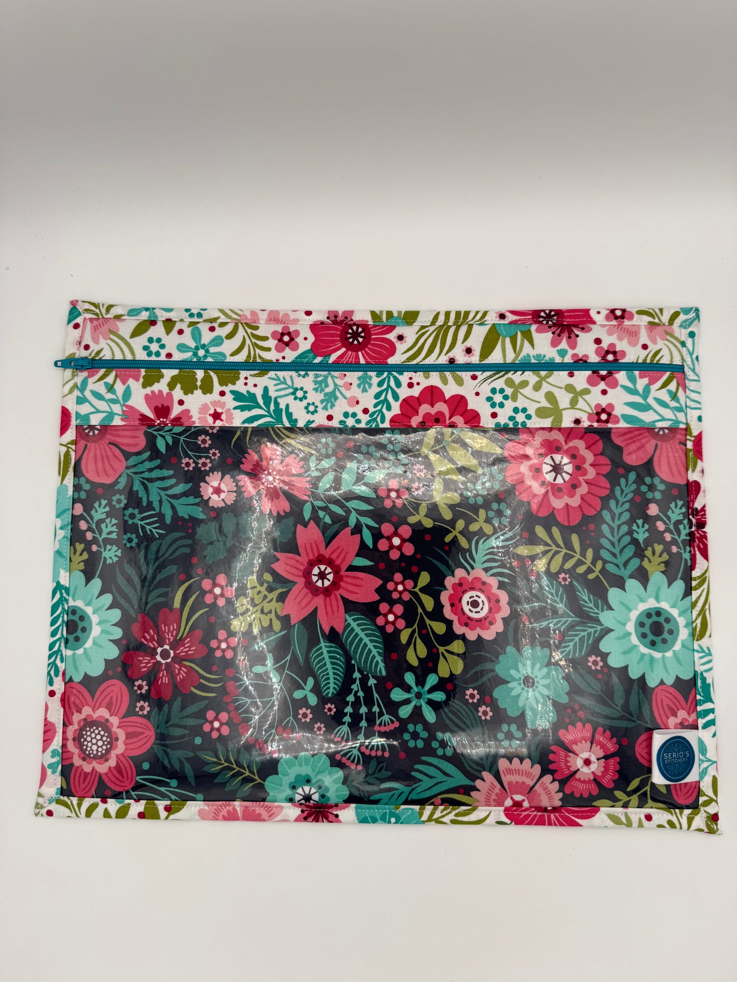 Bright Retro Florals Project Bag
