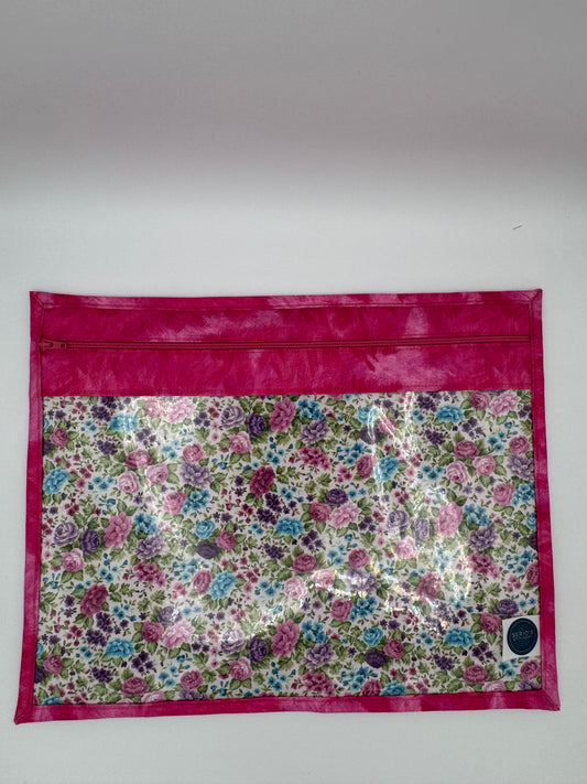 Pink & Vibrant Floral Project Bag