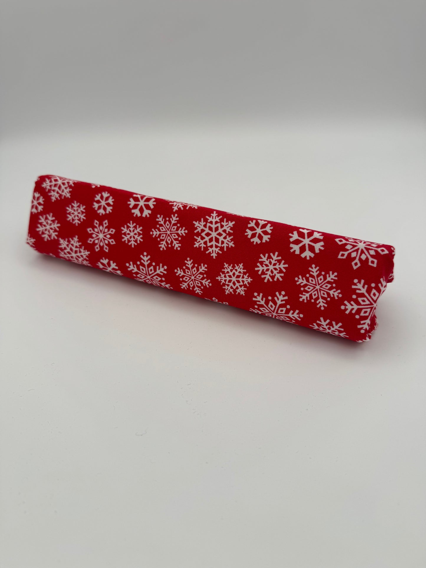 Red and White Snowflakes Floss Prism