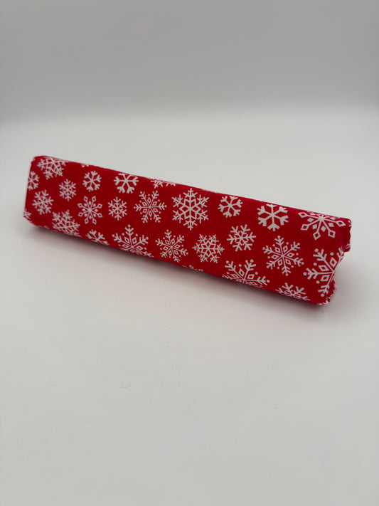 Red and White Snowflakes Floss Prism