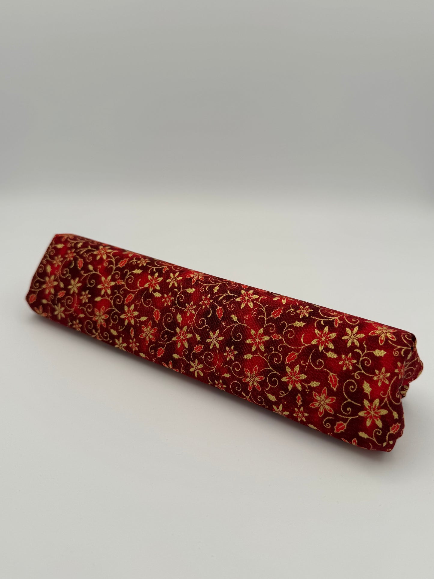 Red and Gold Christmas Florals Floss Prism