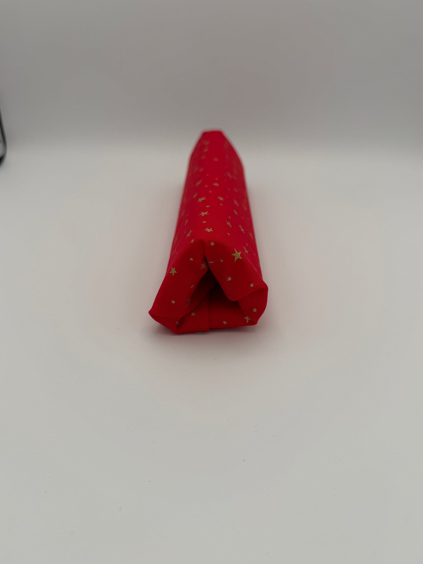 Gold Stars on Red Floss Prism