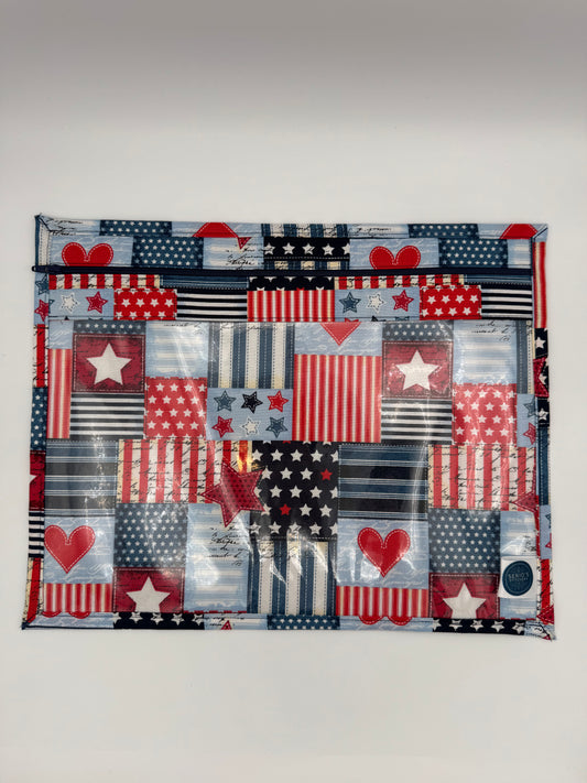 Patchwork Americana Project Bag