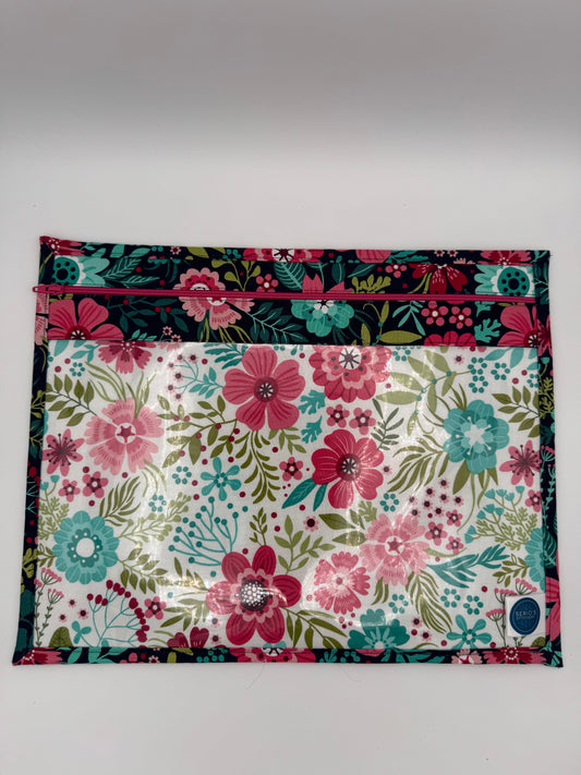Dark Retro Florals Project Bag