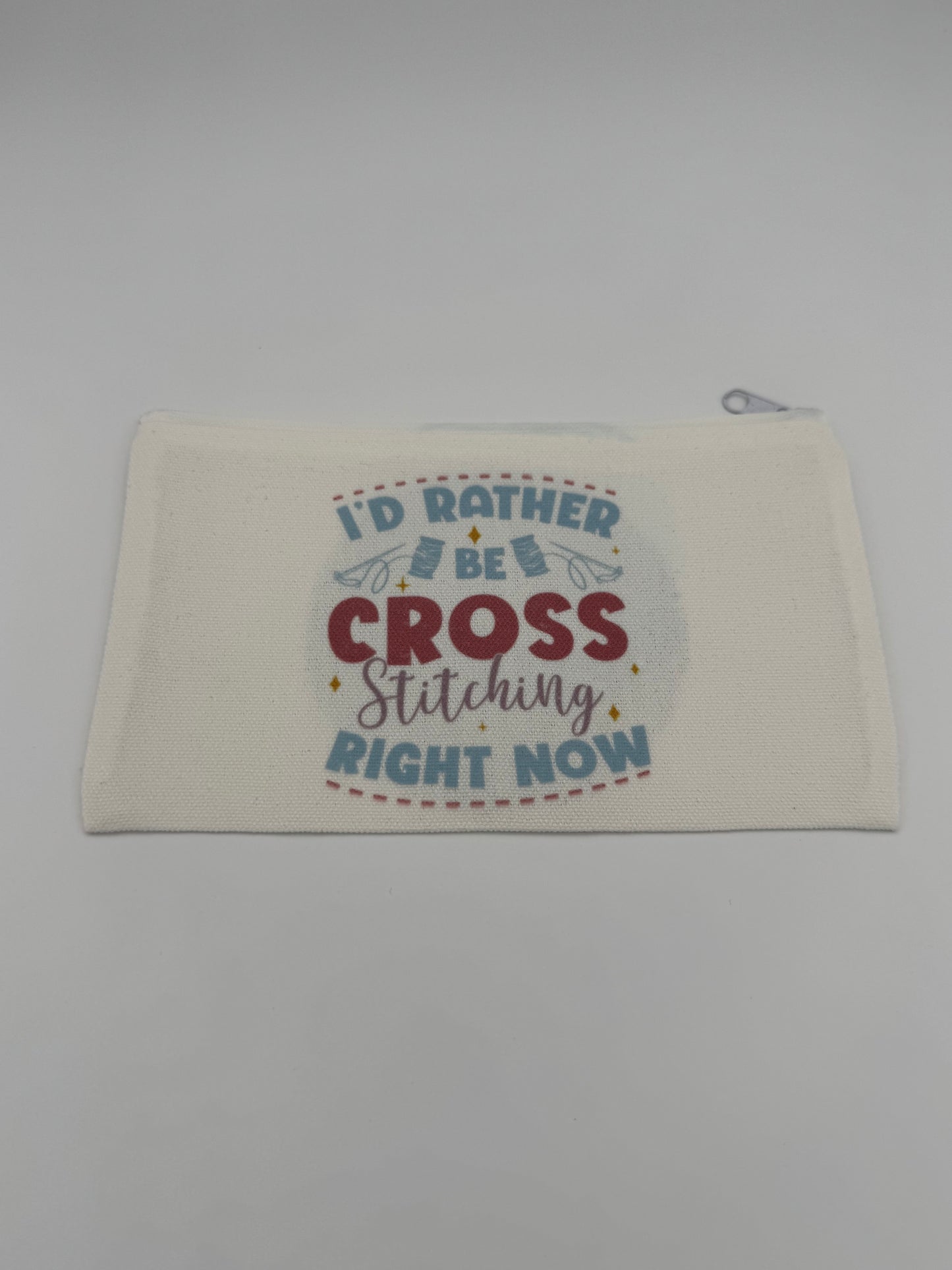 I'd Rather Be Cross Stitching Notions Bag