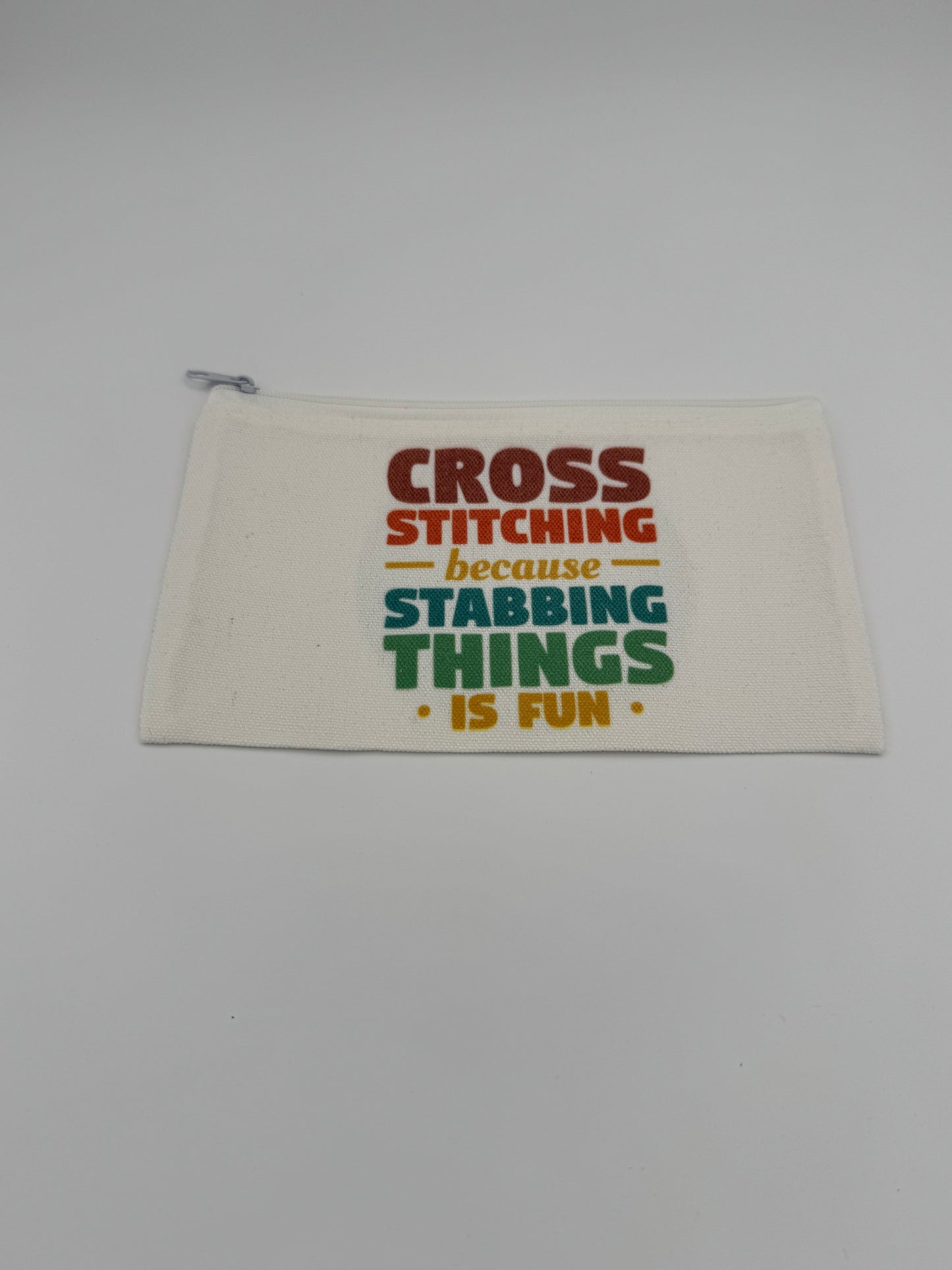 Cross Stitching Because Stabbing Things Is Fun Notions Bag