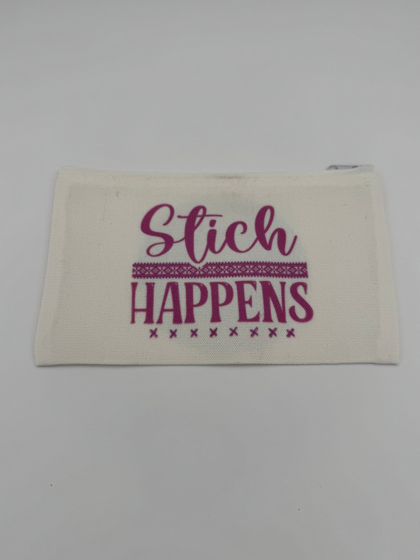 Pink Stitch Happens Notions Bag