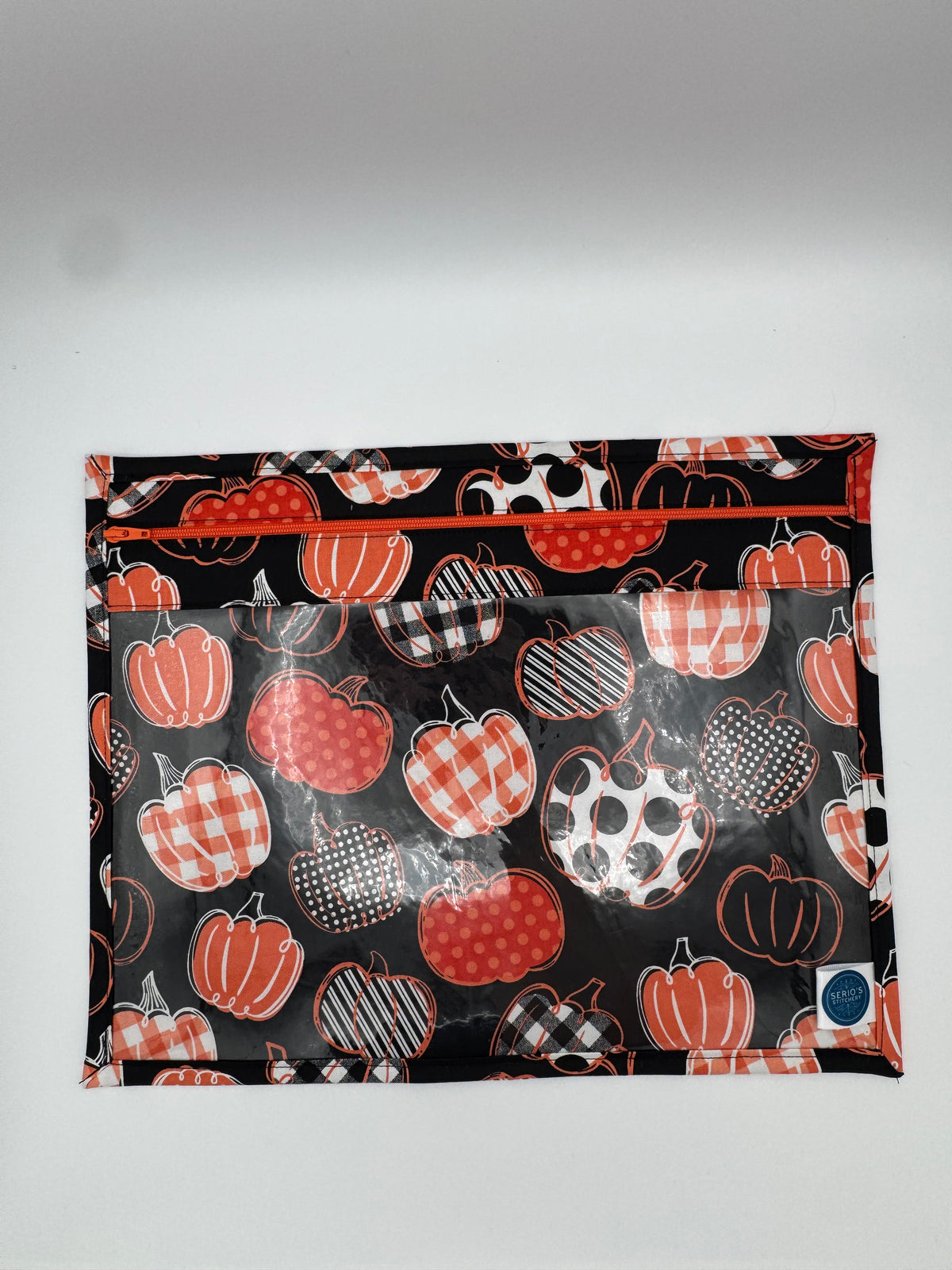 Dark Pumpkin Patterns Project Bag