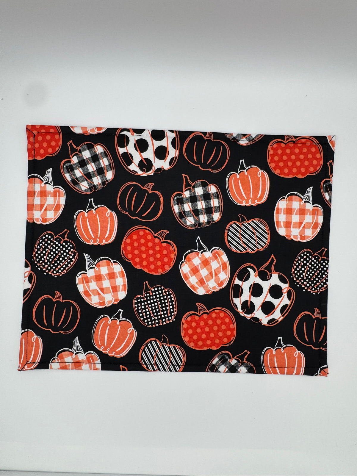 Dark Pumpkin Patterns Project Bag