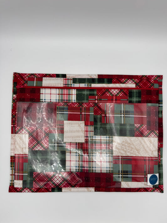 Christmas Plaid Project Bag