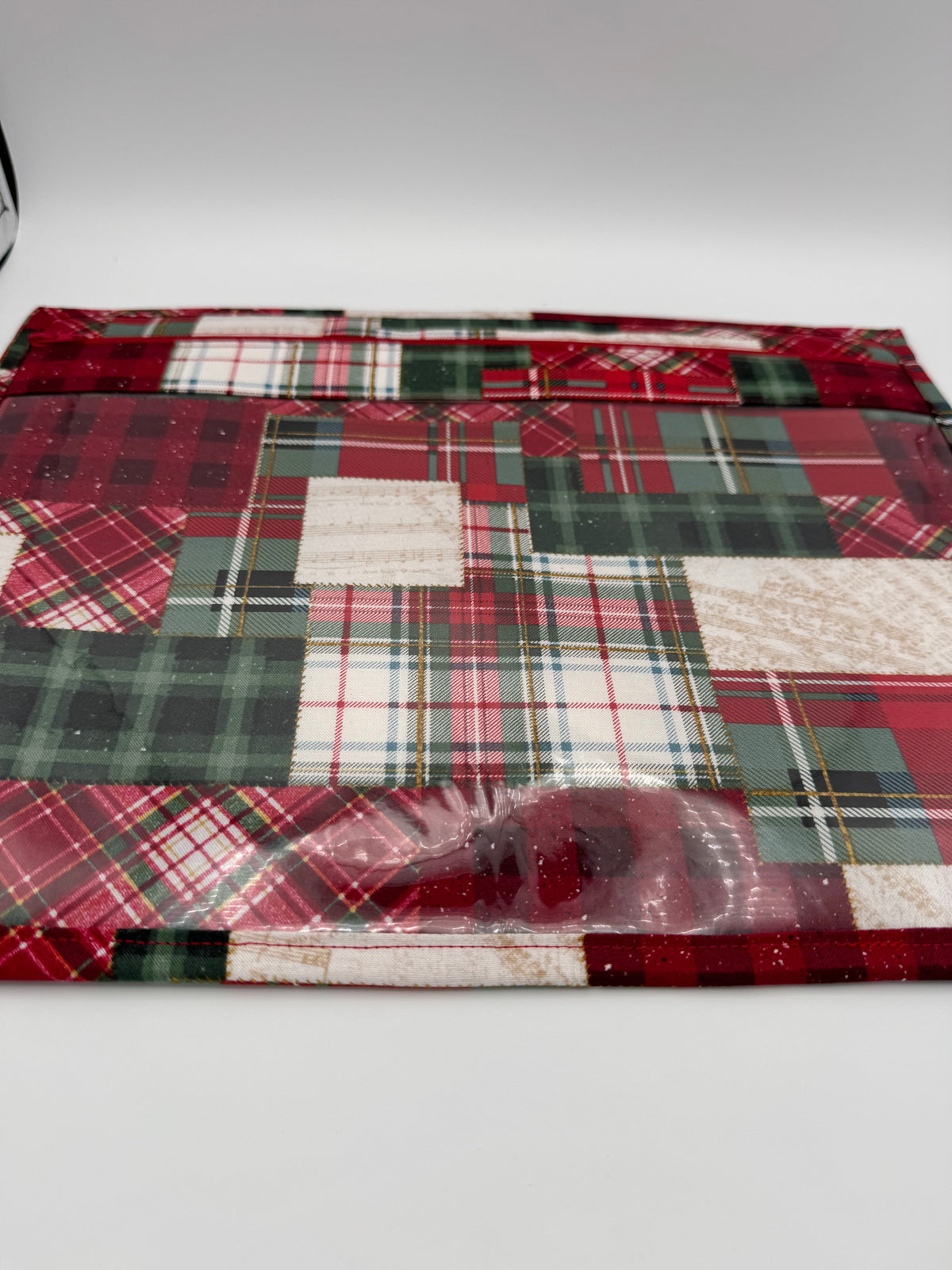 Christmas Plaid Project Bag